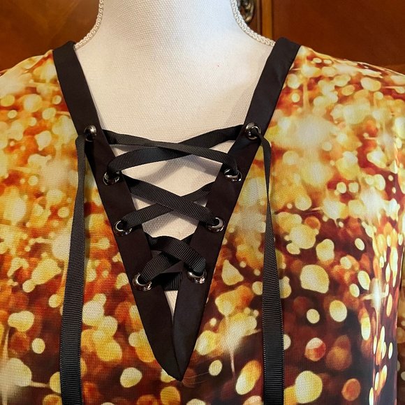 Brown and Black Top - Picture 2 of 4